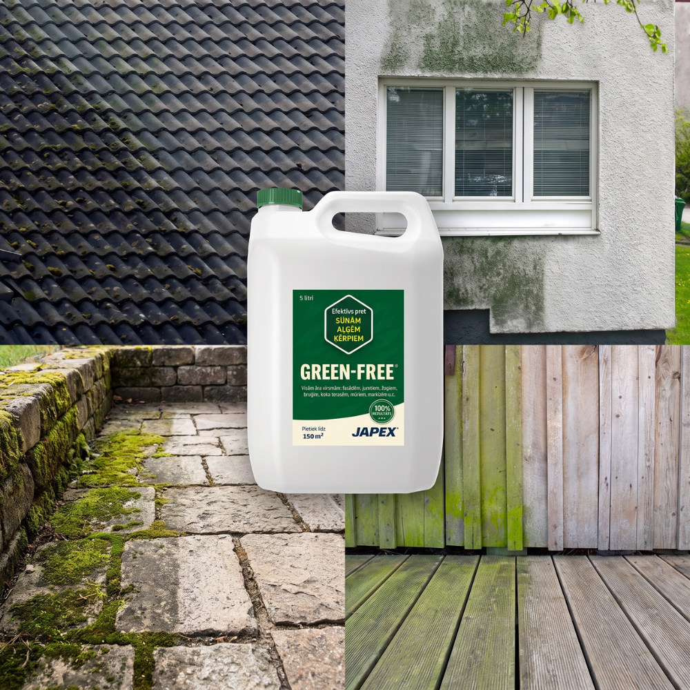 GREEN-FREE® 5L - samanų, dumblių ir kerpių valiklis