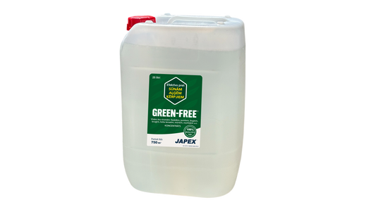 Japex GREEN-FREE® 25L – samanos, dumbliai ir kerpės valiklis