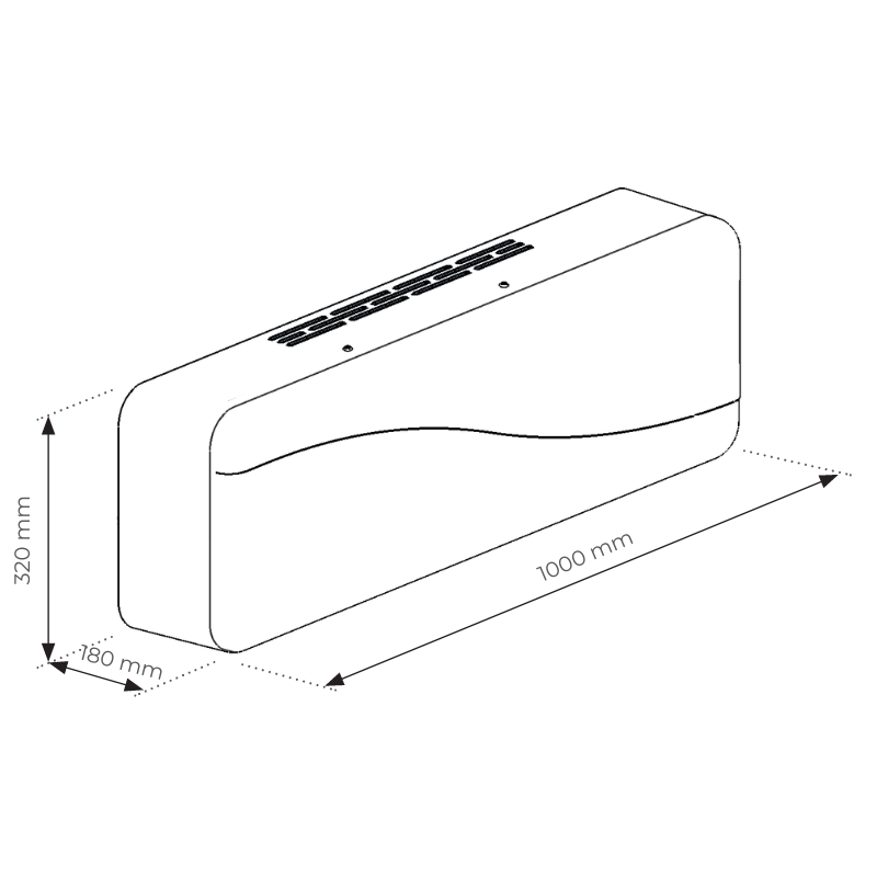 Sieninis rekuperatorius HELTY HRV Flow ULTRA Standard